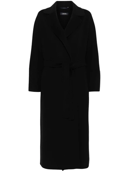 Женское пальто S. Max Mara Elisa с поясом, черное