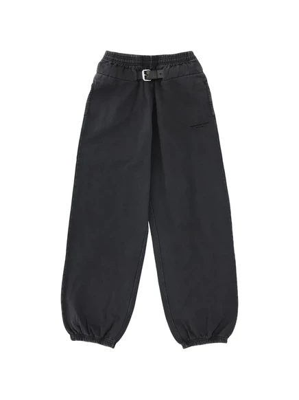 Женские спортивные брюки Alexander Wang с пряжкой, черные