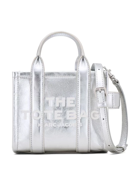 Металлическая сумка Marc Jacobs через плечо от Марка Джейкобса silver
