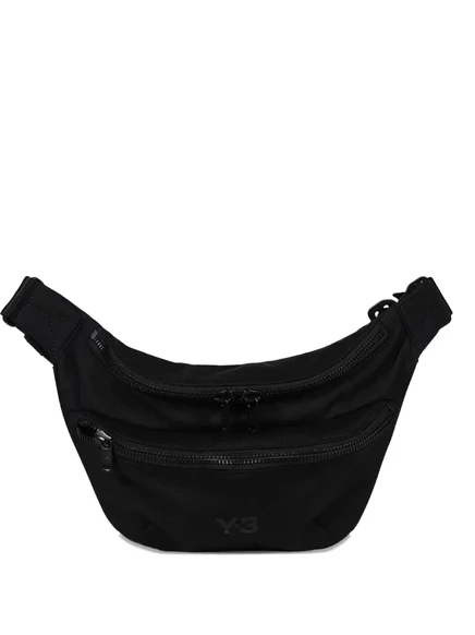 Унисекс поясная сумка Y-3 Double-Zip, черная