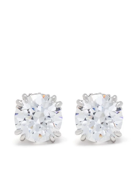 Женские серьги Swarovski Stilla гвоздики, белые