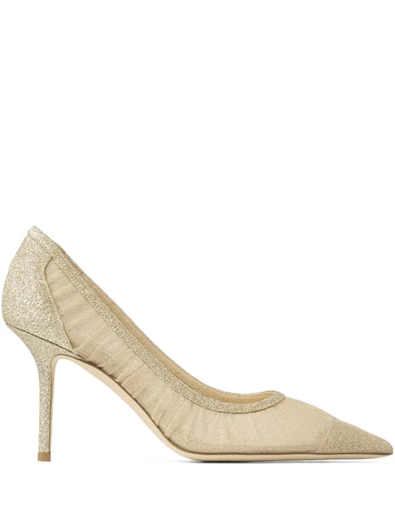Женские туфли Jimmy Choo Love 85 мм, бежевые