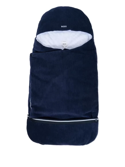 Детский спальный мешок Boss Kidswear вельветовый, синий
