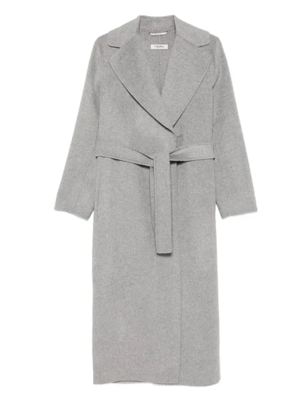 Шерстяное кашемировое пальто Max Mara с поясом от Max Mara grey