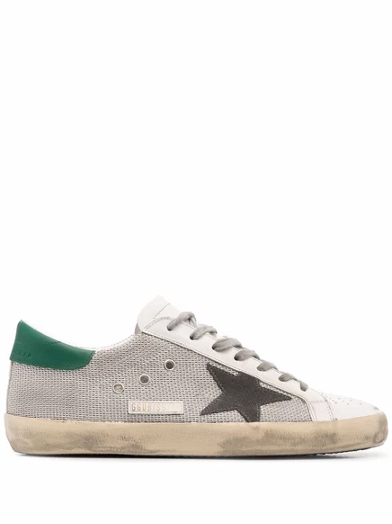 Сетчатые кроссовки Golden Goose Super-Star white