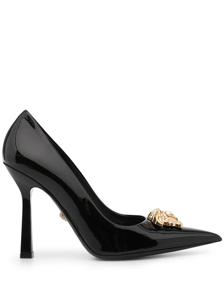 Женские туфли-лодочки Versace La Medusa 105 мм, черные