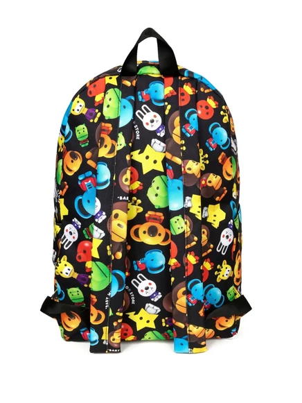Рюкзак Baby Milo Store by A Bathing Ape с принтом Milo, черный
