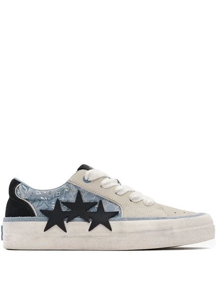Мужские кеды Amiri Bandana Star, белые