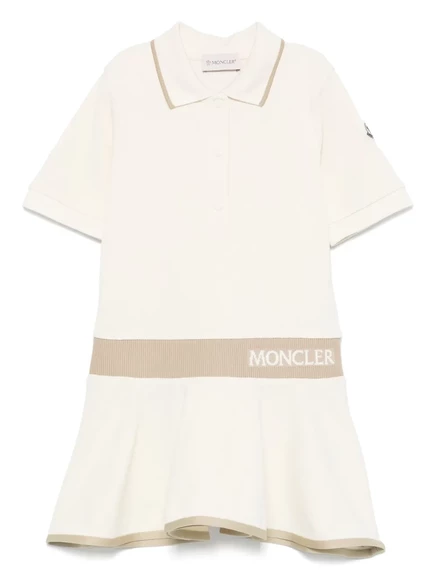 Платье с логотипом Moncler Enfant
