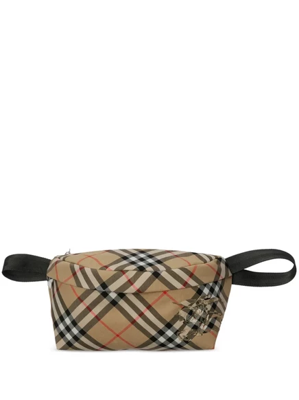 Мужская поясная сумка Burberry Vintage Check, бежевая