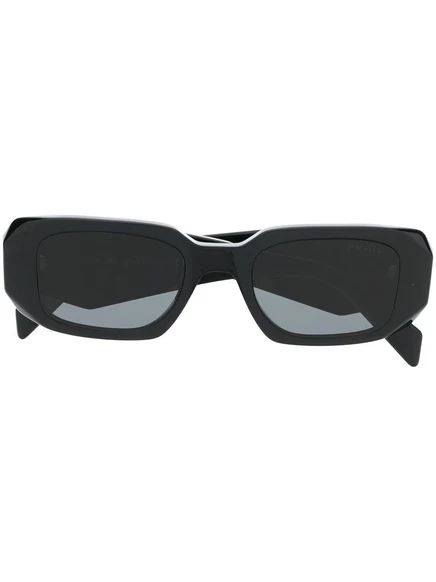 Солнцезащитные очки Prada Eyewear Symbole квадратные, черные