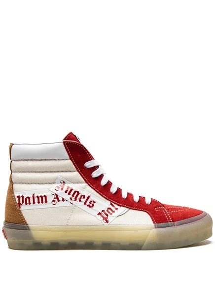 Унисекс кеды Vans x Palm Angels Sk8-Hi Reissue, коричнево-белые