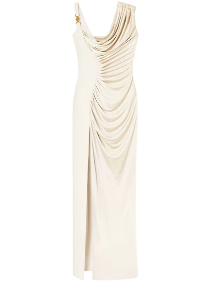 Женское платье Versace Medusa 95 макси, бежевое