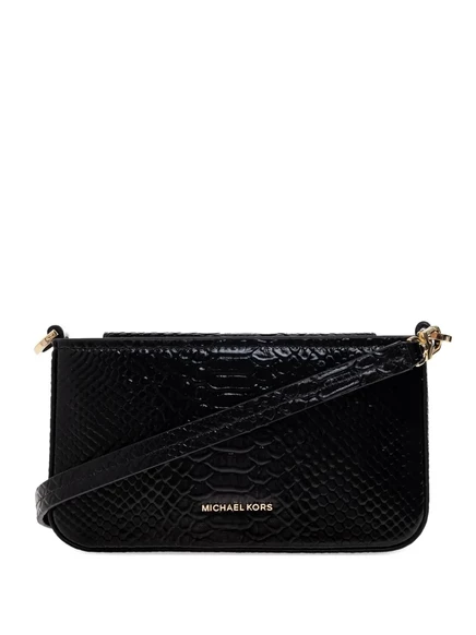 Маленькая кожаная сумка Michael Kors из кожи Брайанта через плечо black