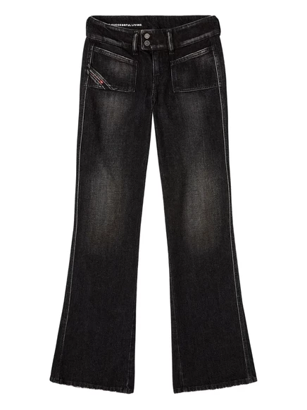 Женские джинсы Diesel D-Hush 09N50 с карманами, черные