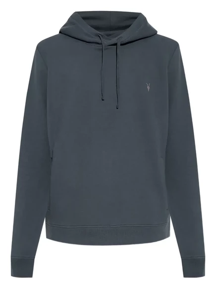 Мужское худи AllSaints с вышитым логотипом, синее
