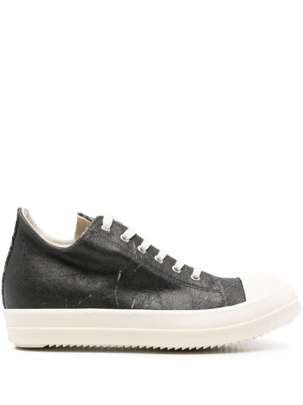 Кроссовки на шнуровке с принтом Rick Owens DRKSHDW black