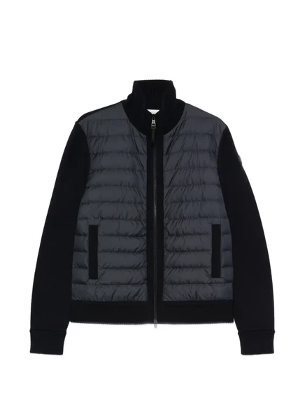 Мужская бомбер-куртка Moncler на молнии, синяя