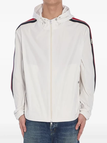 Мужская куртка Moncler Olan с капюшоном, белая