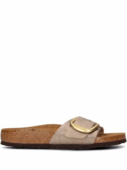 Женские сандалии Birkenstock Madrid с пряжкой, коричневые