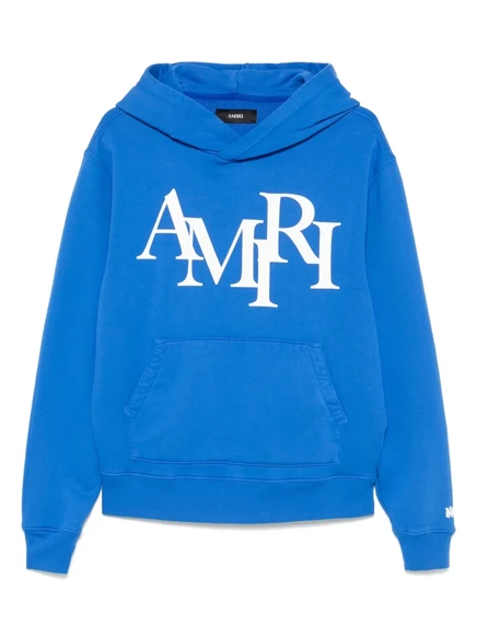 Мужское худи Amiri Staggered, королевский синий