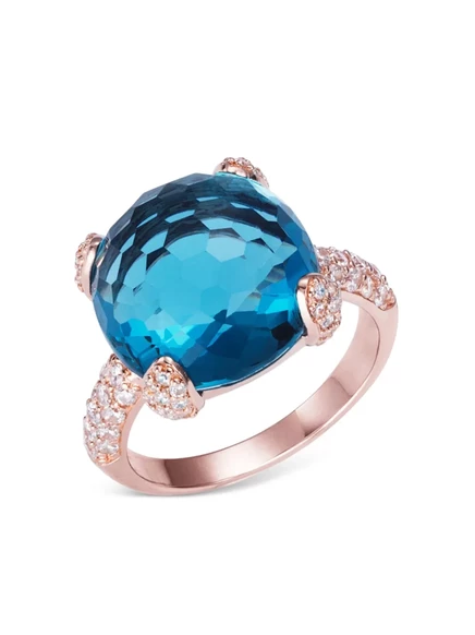 Женское кольцо Anabela Chan Sugarloaf 18kt, розовое