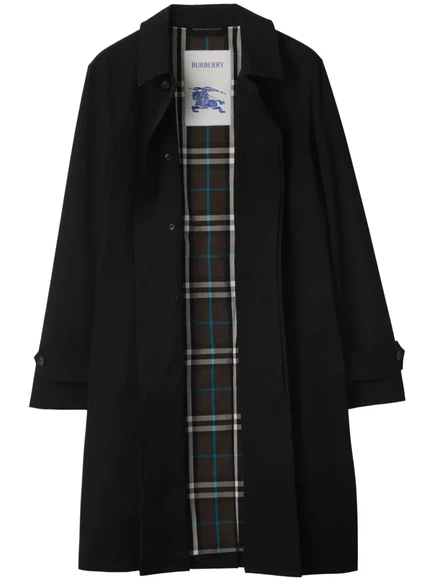 Мужской тренч Burberry из габардина, черный