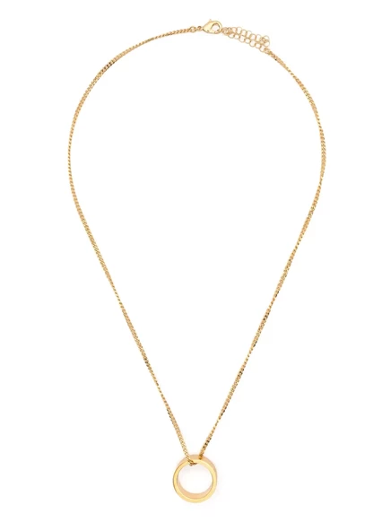Женское ожерелье MM6 Maison Margiela Numeric Signature, позолоченное, золотистое