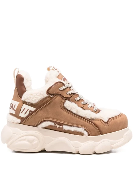 Кроссовки Buffalo CDL Chai из овечьей шерсти на платформе neutrals