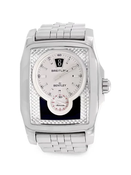 Мужские часы Breitling Bentley Flying B 45 мм, серебристые