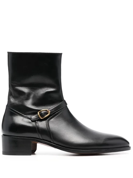 Ботильоны TOM FORD, украшенные пряжками black