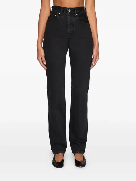 Женские джинсы Jacquemus Le De-Nimes Droit, черные