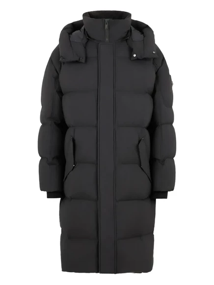 Мужской пуховик Moose Knuckles Everest с капюшоном, черный