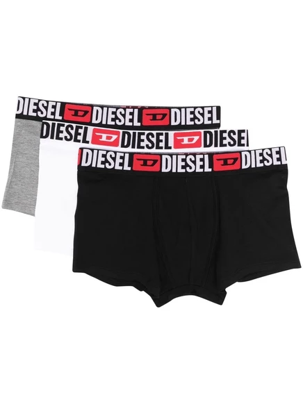 Мужские боксеры Diesel Umbx-Damien 3 шт., чёрный/белый/серый