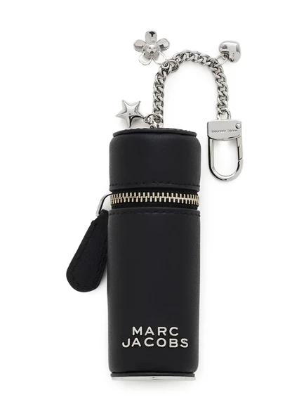 Женская подвеска для сумки Marc Jacobs кожаная, черная