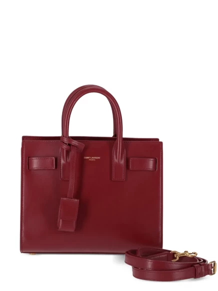 Повседневная сумка Saint Laurent Sac De Jour nano red