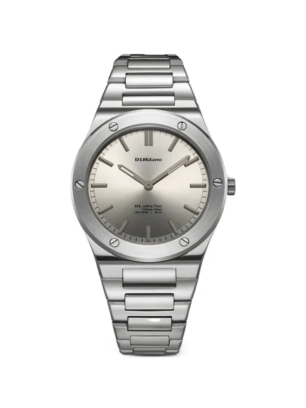 Мужские часы D1 Milano Ultra Thin 37 мм, бежевые