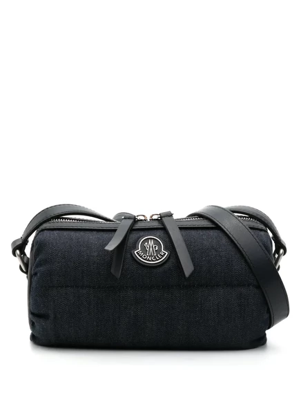 Джинсовая сумка Moncler Keoni через плечо blue