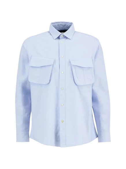 Мужская рубашка Barbour Arnham с карманами, голубая
