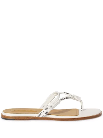 Женские сандалии Off-White Sholace, белые