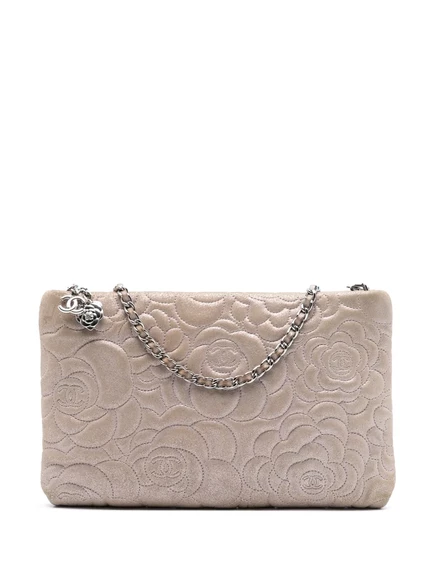 Женская сумка CHANEL Pre-Owned Camellia, розовая