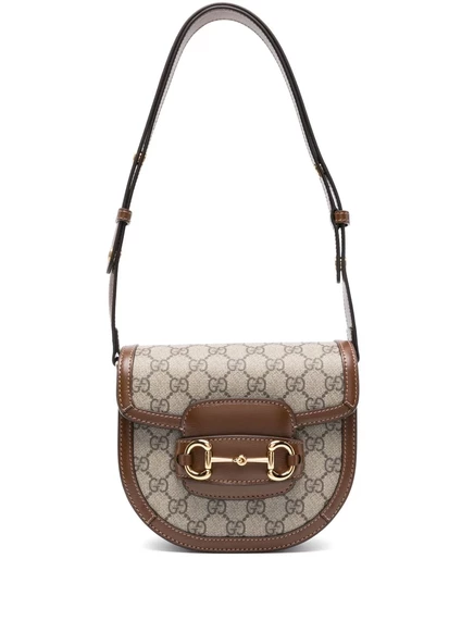 Сумка через плечо Gucci mini Horsebit 1955 года выпуска neutrals