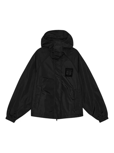 Куртка с капюшоном GANNI black