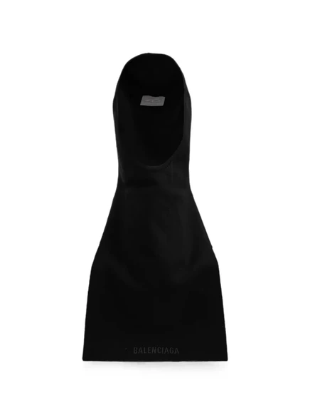 Капюшон Balenciaga Techwear из шерсти, черный