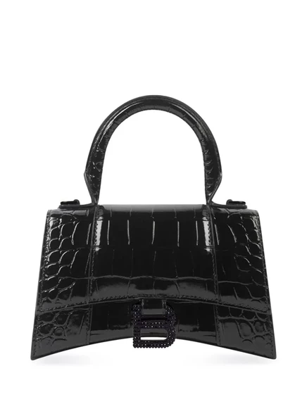 Женская сумка Balenciaga Hourglass через плечо, черная