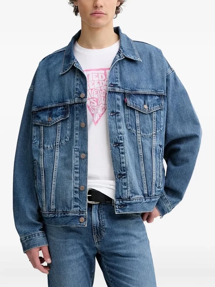Мужская джинсовая куртка Levi's Trucker, синяя