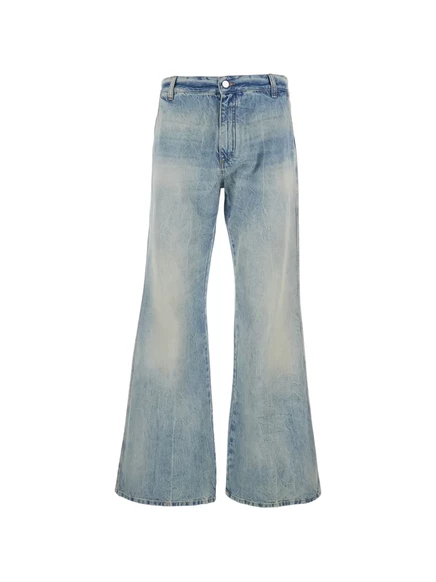 Мужские джинсы Amiri расклешенные, синие