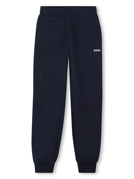 Спортивные брюки с логотипом BOSS Kidswear blue