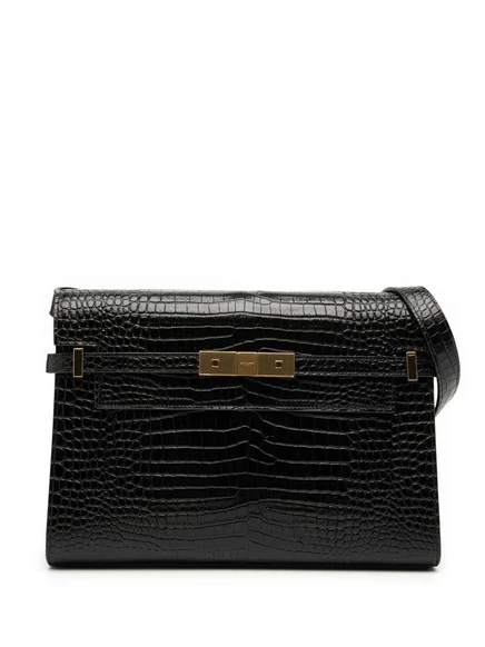 Женская сумка на плечо Saint Laurent Manhattan, черная