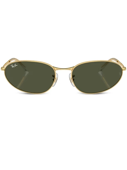 Солнцезащитные очки в овальной оправе Ray-Ban RB3734  gold
